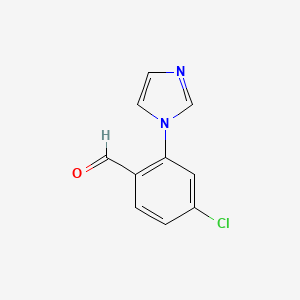 4-Chloro-2-imidazol-1-ylbenzaldehyde