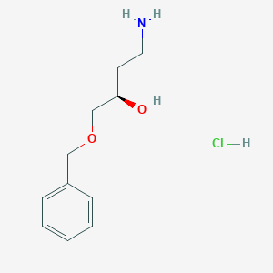 (2R)-4-amino-1-(benzyloxy)butan-2-ol hydrochloride