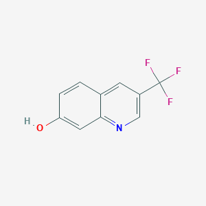 molecular formula C10H6F3NO B2485953 3-(Trifluoromethyl)quinolin-7-ol CAS No. 1261471-73-1