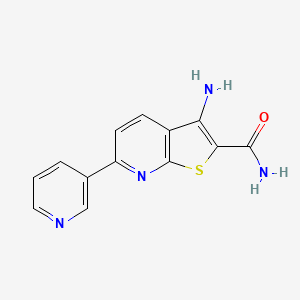 3-Amino-6-pyridin-3-ylthieno[2,3-b]pyridine-2-carboxamide