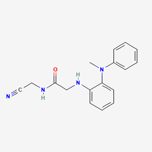 N-(Cyanomethyl)-2-[2-(N-methylanilino)anilino]acetamide
