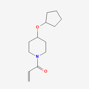 1-(4-Cyclopentyloxypiperidin-1-yl)prop-2-en-1-one