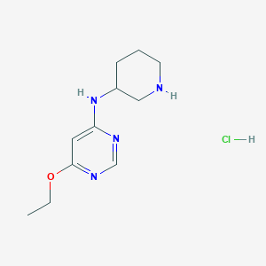 6-Ethoxy-N-(piperidin-3-yl)pyrimidin-4-amine hydrochloride
