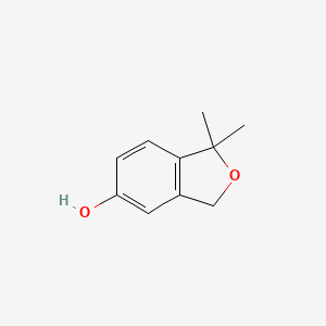 molecular formula C10H12O2 B2486003 1,1-Dimethyl-1,3-dihydroisobenzofuran-5-ol CAS No. 182954-07-0