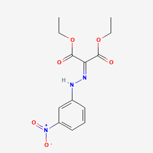 1,3-Diethyl 2-[2-(3-nitrophenyl)hydrazin-1-ylidene]propanedioate