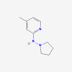 4-Methyl-N-pyrrolidin-1-ylpyridin-2-amine