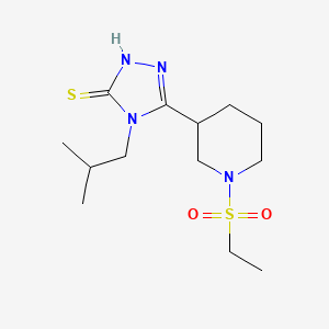 5-[1-(ethylsulfonyl)piperidin-3-yl]-4-isobutyl-4H-1,2,4-triazole-3-thiol