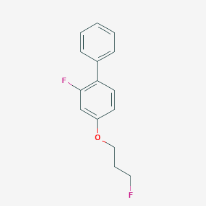 2-Fluoro[1,1'-biphenyl]-4-yl 3-fluoropropyl ether