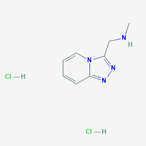 Methyl({[1,2,4]triazolo[4,3-a]pyridin-3-yl}methyl)amine dihydrochloride