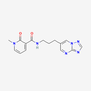 N-(3-([1,2,4]triazolo[1,5-a]pyrimidin-6-yl)propyl)-1-methyl-2-oxo-1,2-dihydropyridine-3-carboxamide