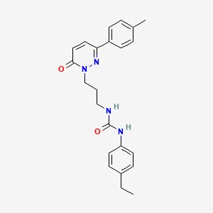 1-(4-ethylphenyl)-3-(3-(6-oxo-3-(p-tolyl)pyridazin-1(6H)-yl)propyl)urea