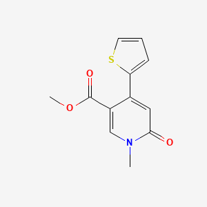 Methyl 1-methyl-6-oxo-4-(thiophen-2-yl)-1,6-dihydropyridine-3-carboxylate