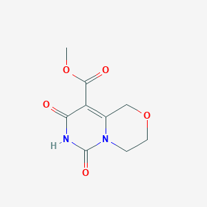 Methyl 6,8-dioxo-3,4-dihydro-1H-pyrimido[6,1-c][1,4]oxazine-9-carboxylate