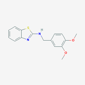 molecular formula C16H16N2O2S B248610 Benzothiazol-2-yl-(3,4-dimethoxy-benzyl)-amine 