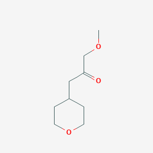 molecular formula C9H16O3 B2486253 1-Methoxy-3-(oxan-4-yl)propan-2-one CAS No. 1248138-49-9