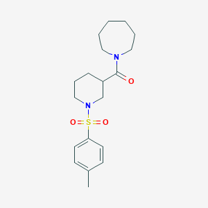1-({1-[(4-Methylphenyl)sulfonyl]-3-piperidinyl}carbonyl)azepane