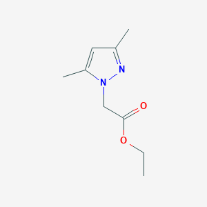 molecular formula C9H14N2O2 B2486295 Ethyl 2-(3,5-dimethyl-1h-pyrazol-1-yl)acetate CAS No. 10199-60-7