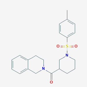 3,4-dihydroisoquinolin-2(1H)-yl{1-[(4-methylphenyl)sulfonyl]piperidin-3-yl}methanone