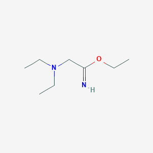 Ethyl 2-(diethylamino)ethanimidate
