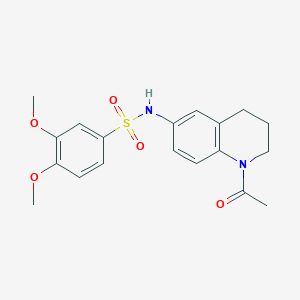 N-(1-acetyl-1,2,3,4-tetrahydroquinolin-6-yl)-3,4-dimethoxybenzenesulfonamide