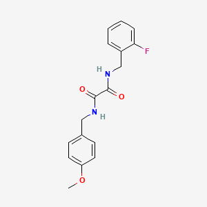 molecular formula C17H17FN2O3 B2486351 N1-(2-fluorobenzyl)-N2-(4-methoxybenzyl)oxalamide CAS No. 1207049-94-2