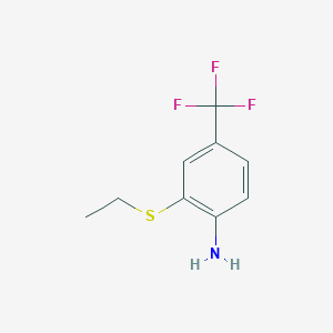 2-(Ethylthio)-4-(trifluoromethyl)benzenamine