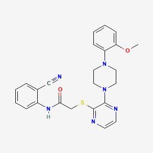 N-(5-chloro-2-methylphenyl)-2-[1-(4-fluorobenzyl)-1H-pyrrol-2-yl]-2-oxoacetamide