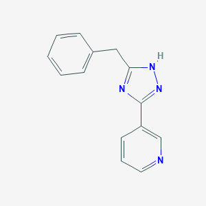 molecular formula C14H12N4 B248645 3-(5-benzyl-1H-1,2,4-triazol-3-yl)pyridine CAS No. 5599-99-5
