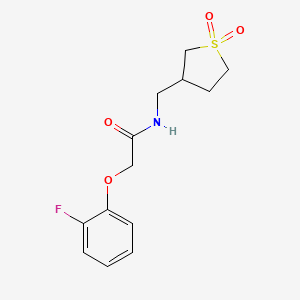 N-((1,1-dioxidotetrahydrothiophen-3-yl)methyl)-2-(2-fluorophenoxy)acetamide