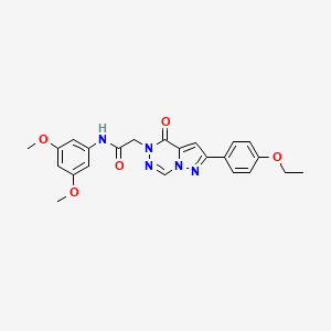 N-(3,5-dimethoxyphenyl)-2-[2-(4-ethoxyphenyl)-4-oxopyrazolo[1,5-d][1,2,4]triazin-5(4H)-yl]acetamide