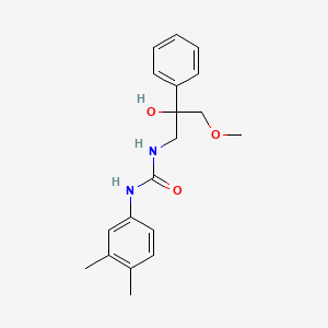 1-(3,4-Dimethylphenyl)-3-(2-hydroxy-3-methoxy-2-phenylpropyl)urea