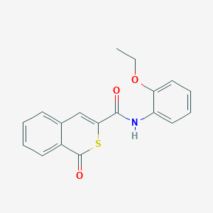N-(2-ethoxyphenyl)-1-oxo-1H-isothiochromene-3-carboxamide