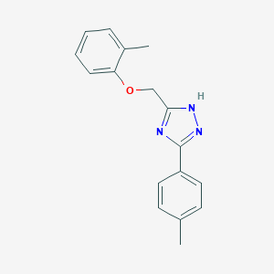 2-methylphenyl [5-(4-methylphenyl)-1H-1,2,4-triazol-3-yl]methyl ether