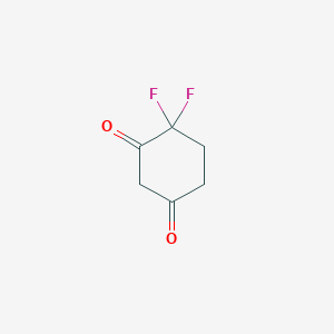 molecular formula C6H6F2O2 B2486558 4,4-Difluorocyclohexane-1,3-dione CAS No. 2137642-64-7