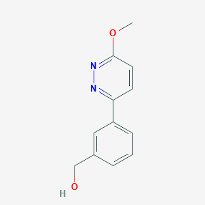 [3-(6-Methoxypyridazin-3-yl)phenyl]methanol