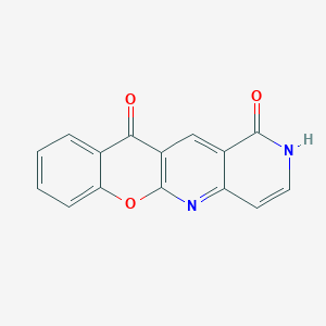 molecular formula C15H8N2O3 B2486569 1H-chromeno[2,3-b][1,6]naphthyridine-1,11(2H)-dione CAS No. 303995-53-1