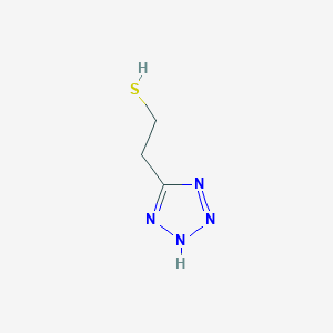 molecular formula C3H6N4S B2486571 Thiomethyl-methyl tetrazole CAS No. 70309-26-1