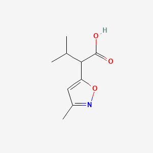 3-Methyl-2-(3-methylisoxazol-5-yl)butanoic acid