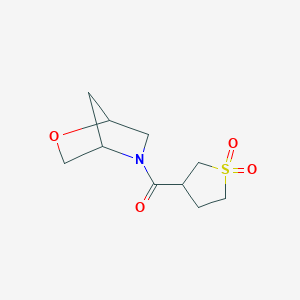 2-Oxa-5-azabicyclo[2.2.1]heptan-5-yl(1,1-dioxidotetrahydrothiophen-3-yl)methanone