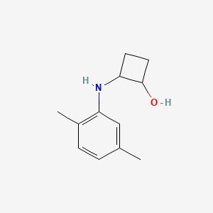 molecular formula C12H17NO B2486614 2-[(2,5-Dimethylphenyl)amino]cyclobutan-1-ol CAS No. 2153920-87-5