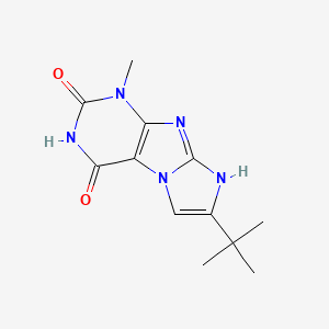 7-(tert-butyl)-1-methyl-1H-imidazo[2,1-f]purine-2,4(3H,8H)-dione
