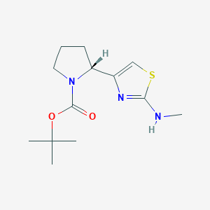 (R)-tert-Butyl 2-(2-(methylamino)thiazol-4-yl)pyrrolidine-1-carboxylate
