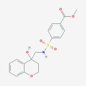 methyl 4-(N-((4-hydroxychroman-4-yl)methyl)sulfamoyl)benzoate