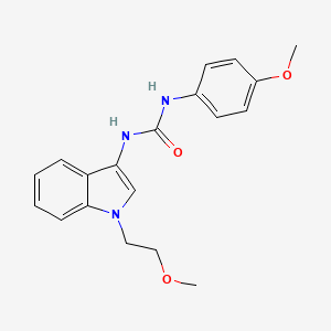 1-(1-(2-methoxyethyl)-1H-indol-3-yl)-3-(4-methoxyphenyl)urea