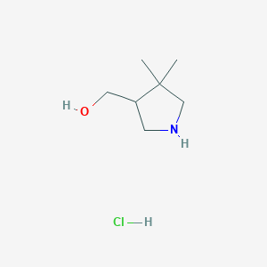 (4,4-Dimethylpyrrolidin-3-yl)methanol hydrochloride