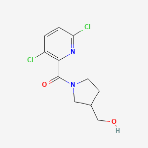 [1-(3,6-Dichloropyridine-2-carbonyl)pyrrolidin-3-yl]methanol