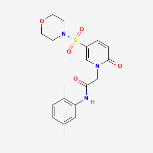 N-(2,5-dimethylphenyl)-2-[5-(morpholin-4-ylsulfonyl)-2-oxopyridin-1(2H)-yl]acetamide