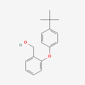 molecular formula C17H20O2 B2486769 [2-(4-Tert-butylphenoxy)phenyl]methanol CAS No. 478032-35-8
