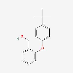 molecular formula C17H20O2 B2486769 [2-(4-叔丁基苯氧基)苯基]甲醇 CAS No. 478032-35-8