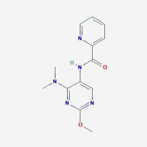 N-(4-(dimethylamino)-2-methoxypyrimidin-5-yl)picolinamide